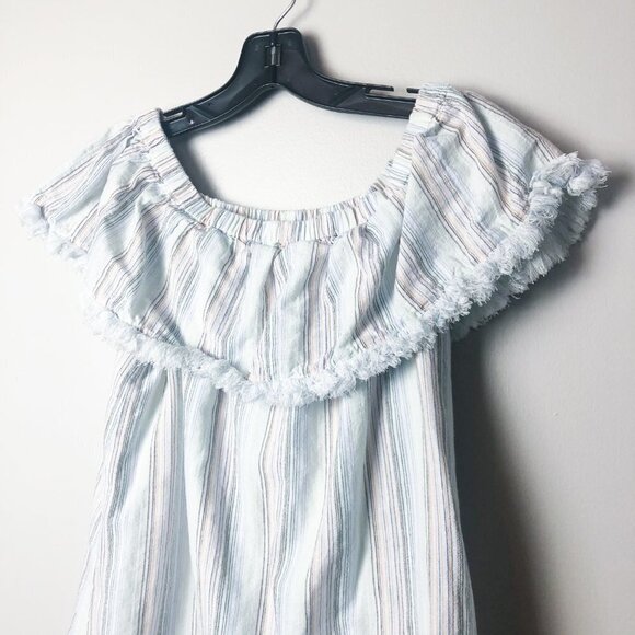 Cooper & Ella Striped Off shoulder Shift Dress - Picture 3 of 7